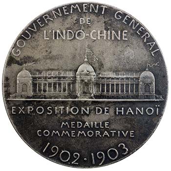 FRENCH INDOCHINA: silvered AE ... 