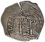 BOLIVIA: Carlos II, 1665-1700, AR 8 reales ... 