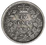 NEW BRUNSWICK: Victoria, 1837-1901, AR 10 ... 