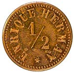 GUATEMALA: AE token (1.84g), ND [ca. 1920s], ... 