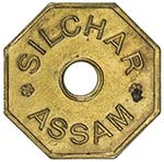 BRITISH INDIA: canteen token (6.83g), ND ... 