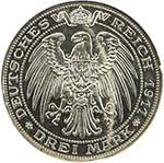 PRUSSIA: Wilhelm II, 1888-1918, AR 3 mark, ... 