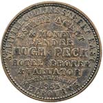 AUSTRALIA: AE penny token, [1862], KM-Tn189, ... 