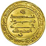 ABBASID: al-Muktafi, 902-908, AV dinar ... 
