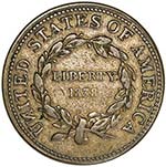 UNITED STATES: Hard Times token, 1838 ... 