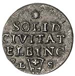 ELBING: August III, 1733-1763, AE solidus ... 