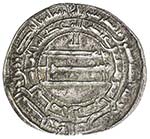 ABBASID: al-Mamun, 810-833, AR dirham ... 