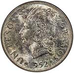 DOMINICAN REPUBLIC: Republic, AR peso, 1952, ... 