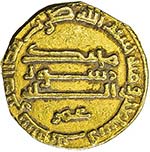 ABBASID: al-Rashid, 786-809, AV dinar ... 