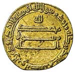 ABBASID: al-Mamun, 810-833, AV dinar ... 