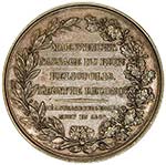 FRANCE: AE medal (35.67g), 1800, Bramsen-54, ... 