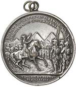 FRANCE: silvered AE medal (38.94g), 1798, ... 