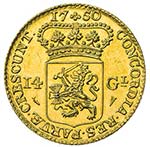 HOLLAND: Dutch Republic, AV 14 gulden ... 