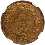 BRITISH INDIA: Edward VII, 1901-1910, AE ... 