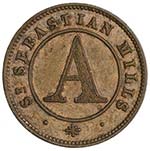 CEYLON: AR token, ND (1886), Prid-17/19, ... 