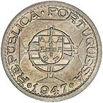 PORTUGUESE INDIA: AR rupia, 1947, KM-27, one ... 