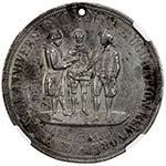 UNITED STATES: white metal medal, 1889, ... 