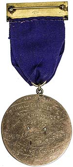 CHINA: Masonic AV medal, 1935, 38mm x 51mm ... 