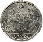 DANZIG: Free City, AR gulden, 1923, KM-145, ... 