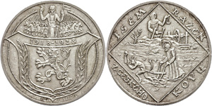 Czech Republic Silver punt of the ... 