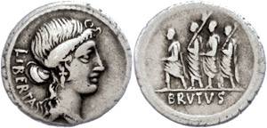 Coins Roman Republic  M. Iunius ... 