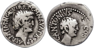 Coins Roman Republic  M. Antonius ... 