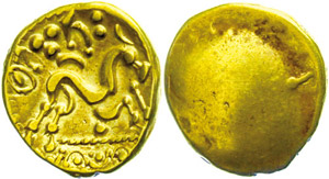Coins Celts  Gaul, Ambiani, stater ... 