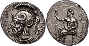 Cilicia  Stater (10, 38g), 413-373 ... 