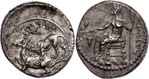 Cilicia  Stater (10, 87g), 361-334 ... 