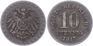 Kleinmünzen 1871-1922  10 ... 
