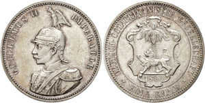 Münzen der deutschen Kolonien  ... 