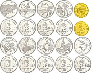 France  1989-1991, Proof-Set the ... 