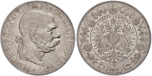Old Austria coins until 1918  5 ... 