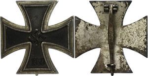 Iron Cross, 1. Class, arched, at ... 