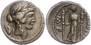 Coins Roman Republic  L. Livineius ... 