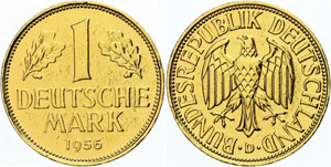 Münzen Bund ab 1946  2001, 1 ... 