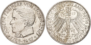 Münzen Bund ab 1946  5 Mark, ... 