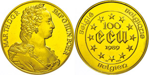Belgium  100 European Currency ... 