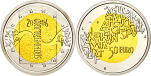 Finland  50 Euro, 2006, kernel ... 
