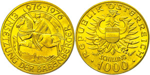 Austria  1000 Shilling, Gold, ... 