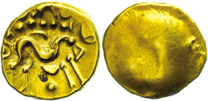 Münzen Kelten Gallien, Ambiani, ... 