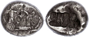 Lydia 1 / 2 stater (5, 47g), to ... 