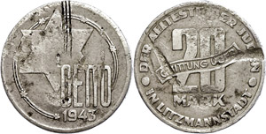 Coins German Areas Hood Lodz, 20 ... 