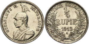 Münzen der deutschen Kolonien ... 