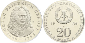 Münzen DDR 20 Mark, 1984 A, Zum ... 