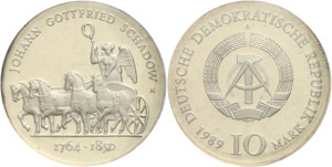 Münzen DDR 10 Mark, 1989 A, Zum ... 