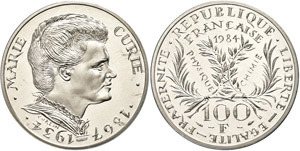 Frankreich 100 Francs, 1984, ... 