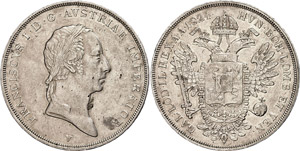 Österreich 1806 - 1918 2 Gulden, ... 