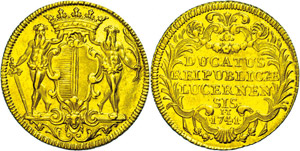 Switzerland Lucerne, 1 ducat Gold, ... 