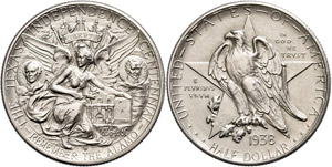 Coins USA 1 / 2 Dollar, 1938, D, ... 